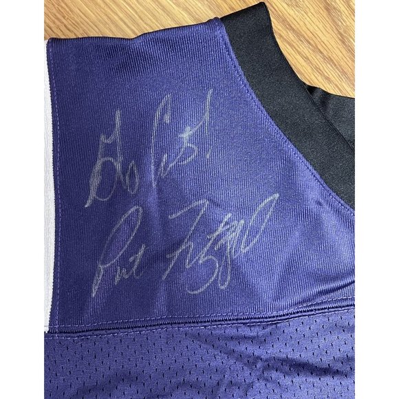 Adidas Northwestern Wildcats 51 Game Jersey Size 48 Signed By Coach Fitzgerald - Picture 3 of 8